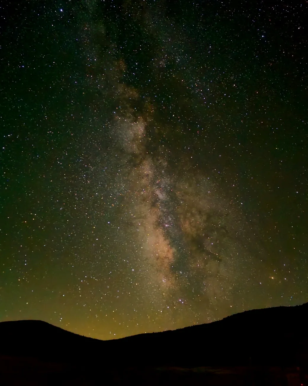 Milky Way under dark skies at Leonard's Lookout in rural Granada