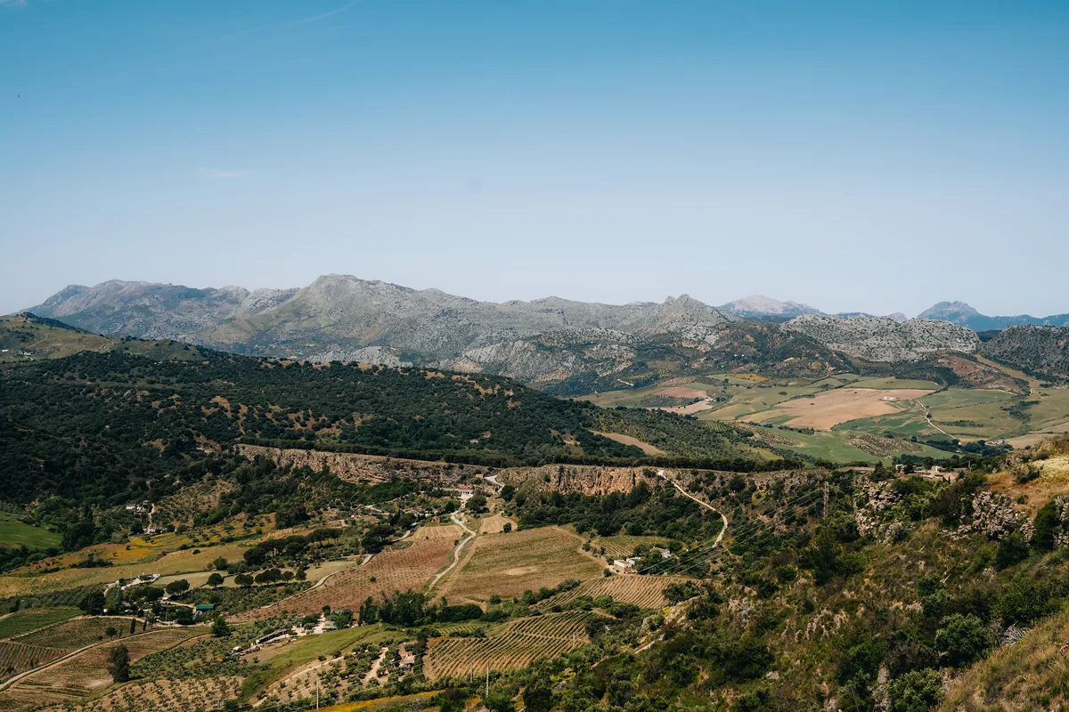 Mountain landscape in rural Andalucía