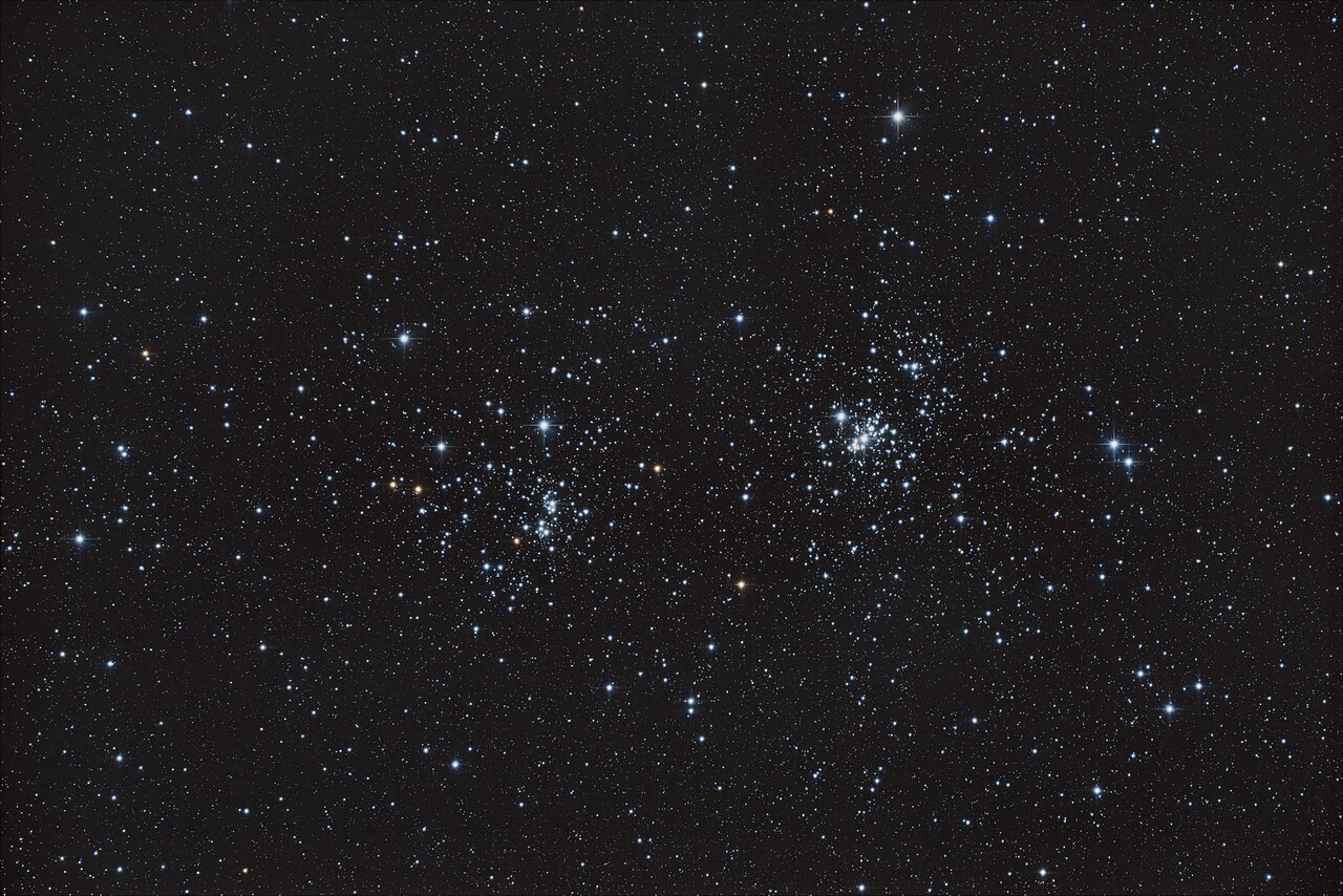 Double Cluster NGC 869 and NGC 884 in Perseus